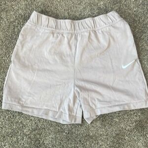 Nike cloth shorts size medium, taupe color